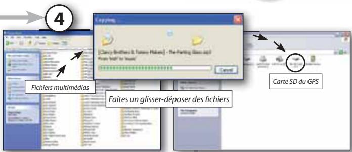 HARMAN KARDON GPS-910 [GPS-910EU] - Chargement des fichiers multimédia - 3
