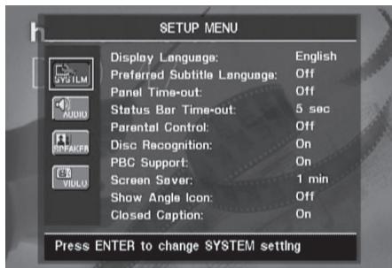 HARMAN KARDON SYSTEM 13828 - System Settings - 1