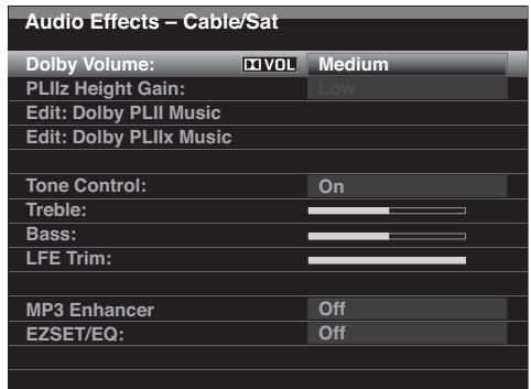 HARMAN KARDON AVR 2650 - Touche Effets audio - 1
