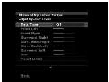 HARMAN KARDON AVR 355 - Quatrième étape – Paramétrer manuellement les niveaux de sortie de canaux - 1