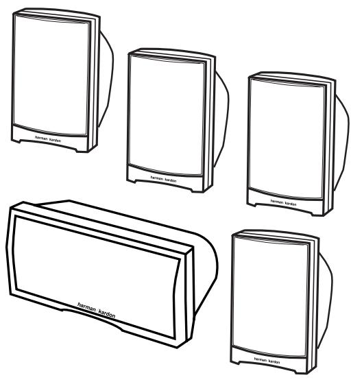 HARMAN KARDON HKTS 2 - HKTS 2 Home-Theater Speaker System - 2