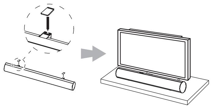 HARMAN KARDON SB 16 - Placing the Soundbar on a Table - 1