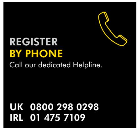 DYSON AM03 - EASY WAYS TO REGISTER YOUR FREE 2 YEAR GUARANTEE - 2