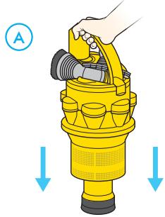 DYSON DC14 - Cleaning the Clear bin - 1