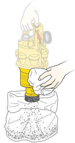DYSON DC14 - Cleaning the shroud - 1