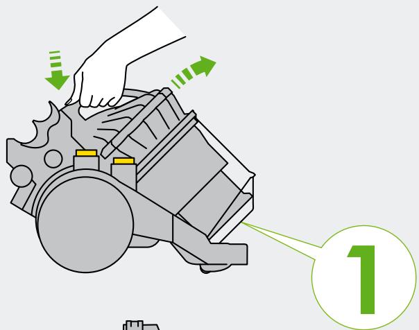DYSON DC23 STOWAWAY - READ ALL INSTRUCTIONS BEFORE USING THIS VACUUM CLEANER - 17