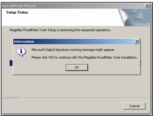 MAGELLAN 6000T - Installing the Software - 3