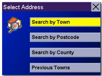 MAGELLAN 6000T - Search by Town - 1