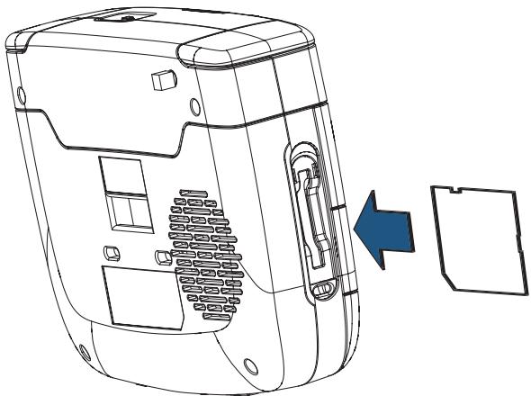 MAGELLAN 6000T - To Insert the Storage Card: - 1