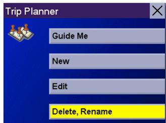 MAGELLAN 6000T - Delete and Rename - 1