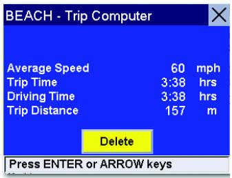 MAGELLAN 6000T - Viewing a Saved Trip Report - 2