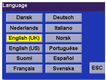 MAGELLAN 6000T - Language - 1
