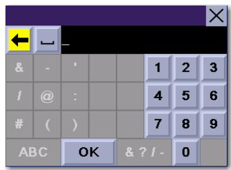 MAGELLAN 6000T - Numerical Characters ("123" Button) - 1