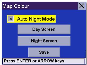MAGELLAN 6000T - Select Select Map Colour. - 1