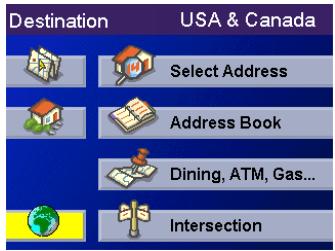MAGELLAN 860T - Country Selection (Globe Button) - 1