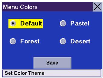 MAGELLAN 860T - Menu Colors - 1