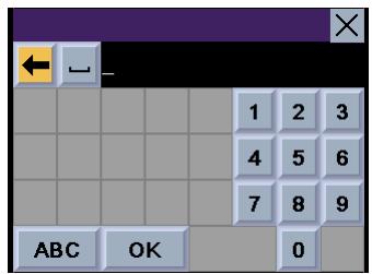 MAGELLAN 860T - Numerical Characters ("123" Button) - 1