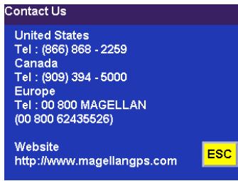 MAGELLAN 860T - Contact Us - 1