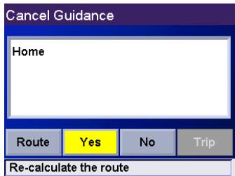 MAGELLAN 860T - Cancelling a Planned Route - 1