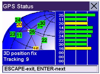 MAGELLAN 860T - GPS Status - 1
