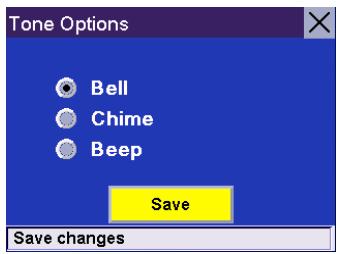 MAGELLAN 860T - Tone Options - 1