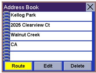 MAGELLAN 860T - Select Route. - 1