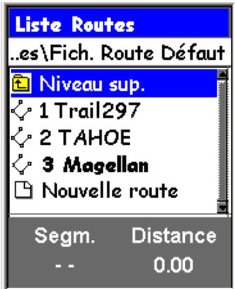 MAGELLAN EXPLORIST 400 - Activer/désactiver une route - 1
