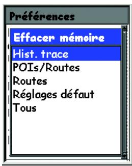 MAGELLAN EXPLORIST 400 - Effacer tous les enregistrements de trace - 1