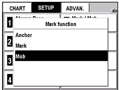 MAGELLAN FX324 MAP - Activating the Man Overboard Function - 1