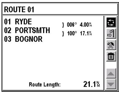 MAGELLAN FX324 MAP - List of Routes - 2