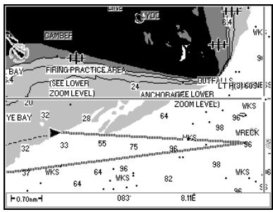 MAGELLAN FX324 MAP - Plotter Screen No. 1 - 1
