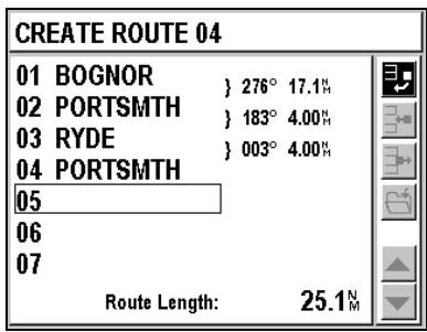 MAGELLAN FX324 MAP - Creating a Route - 3