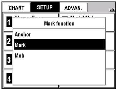 MAGELLAN FX324 MAP - Activating the Mark Function - 1
