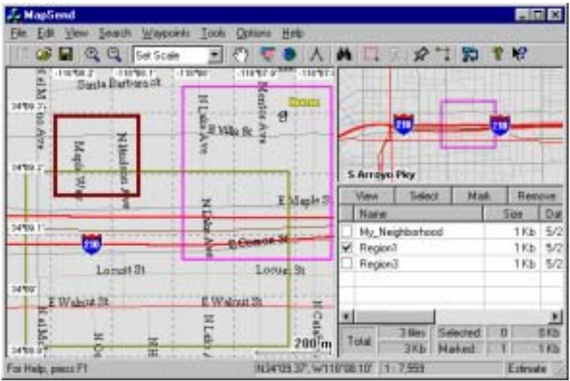 MAGELLAN MERIDIAN COLOR - MapSend Streets - 1