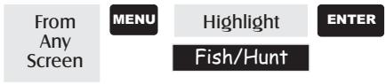 MAGELLAN MERIDIAN COLOR - Fish/Hunt Times Display - 1
