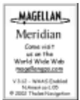 MAGELLAN MERIDIAN COLOR - Step 1: Turn the Meridian On - 1