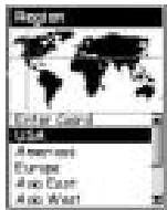 MAGELLAN MERIDIAN COLOR - Step 4: Select Your Region and Area - 1