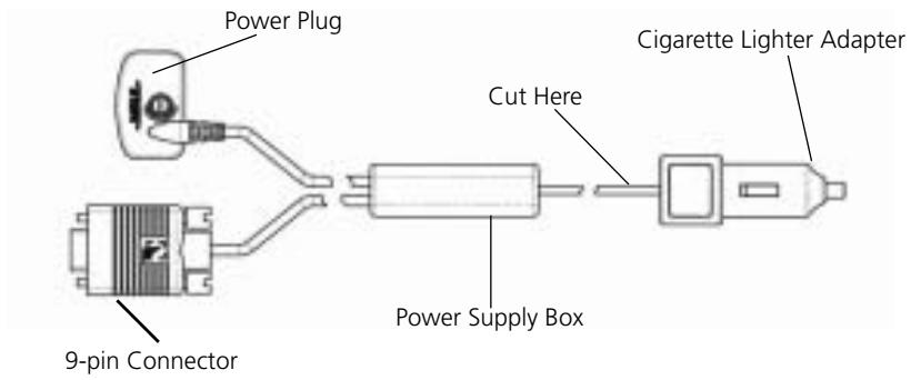 MAGELLAN MERIDIAN COLOR - Connecting to an External Power Source - 1