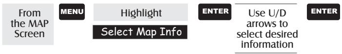 MAGELLAN MERIDIAN COLOR - Selecting Map Items - 7