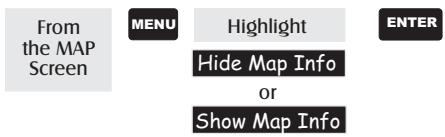 MAGELLAN MERIDIAN COLOR - Selecting Map Items - 6