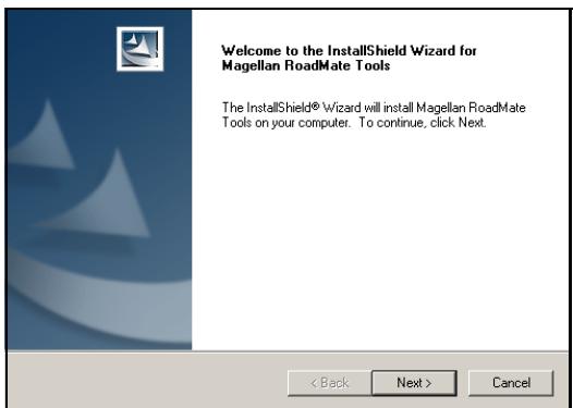 MAGELLAN ROADMATE 2200T - Installing the Software - 2