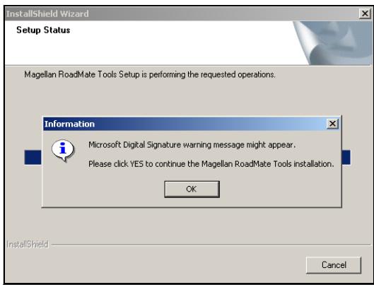 MAGELLAN ROADMATE 2200T - Installing the Software - 3
