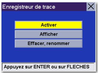 MAGELLAN ROADMATE 360 - Démarrer l'enregistreur de trace - 2