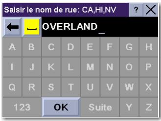 MAGELLAN ROADMATE 360 - Sélectionner une destination à l'aide de l'option "adresse - 3