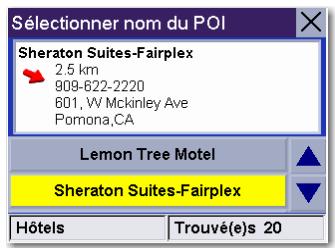 MAGELLAN ROADMATE 360 - Sélectionner des destinations - 1