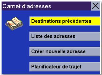 MAGELLAN ROADMATE 360 - Destinations précédentes - 2