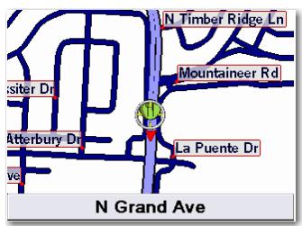MAGELLAN ROADMATE 360 - Sélectionner un POI sur la carte - 1