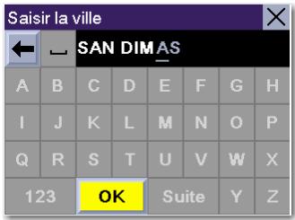 MAGELLAN ROADMATE 360 - Sélectionner une destination à l'aide de l'option "adresse - 4