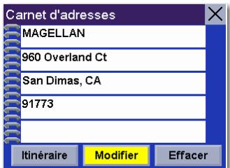 MAGELLAN ROADMATE 360 - Sélectionner des destinations - 5