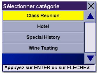MAGELLAN ROADMATE 6000T - Chapitre 7: sélectionner des destinations - 1